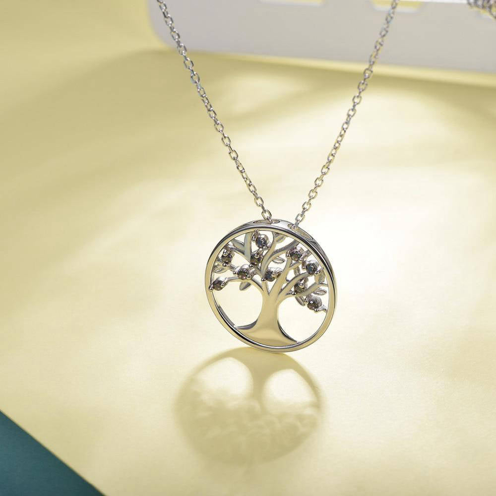 Pendentif Arbre de Vie Topaze Argent