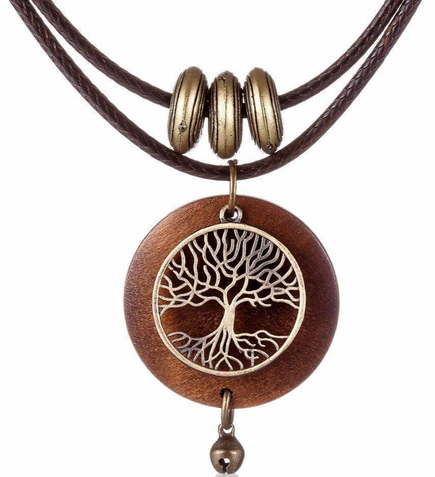Collier Arbre de Vie Bois