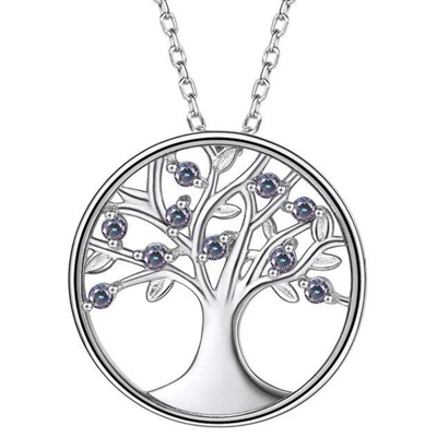 Collier Arbre de Vie Topaze