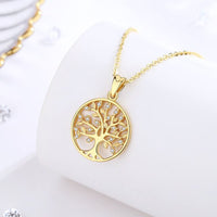 Thumbnail for Collier Arbre de Vie Or Jaune