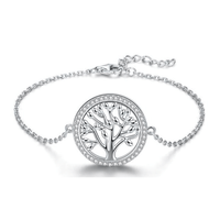 Thumbnail for bracelet argent arbre de vie