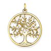 collier arbre de vie plaqué or