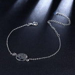 Bracelet Arbre de Vie Cheville Plaqué Argent