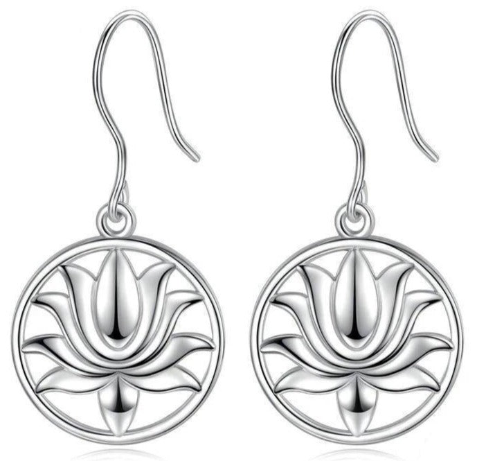 Boucles d'Oreilles Arbre de Vie Lotus