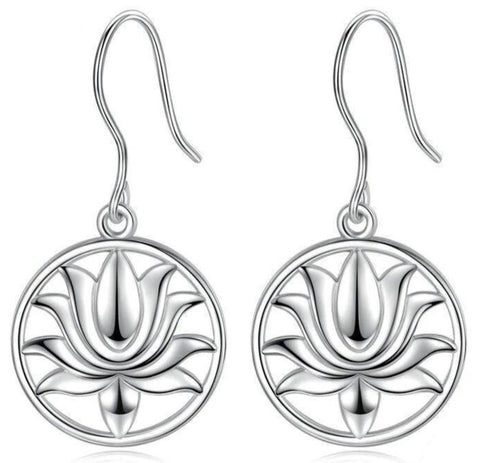 Boucles d'Oreilles Arbre de Vie Lotus