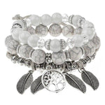 Bracelet Arbre de Vie Blanc