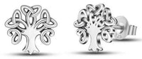 Thumbnail for Boucles d'Oreilles Arbre de Vie celtique