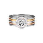 Bague Arbre de Vie Acier