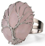 Bague Arbre de Vie Argent et Rose