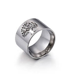 Bague Arbre de Vie argentée