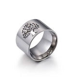Bague Arbre de Vie argentée