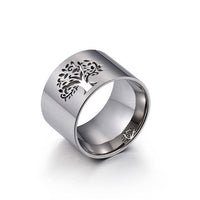 Thumbnail for Bague Arbre de Vie argentée
