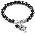 Bracelet Arbre de Vie Onyx Noir