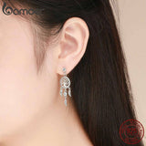 Boucles d'Oreilles Arbre de Vie 925 Sterling Silver