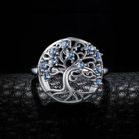 Thumbnail for Bague Arbre de Vie Argent Massif