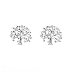 Boucle d'Oreille Arbre de Vie <br> Or et Argent