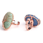 Bague Arbre de Vie <br> Pierre Volcanique