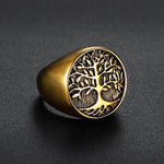 Bague Arbre de Vie <br> Acier