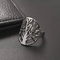 Thumbnail for Bague Arbre de Vie Argentée