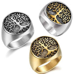 Bague Arbre de Vie Acier