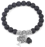 Bracelet Arbre de Vie Pierre de Lave