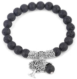 Bracelet Arbre de Vie Pierre de Lave