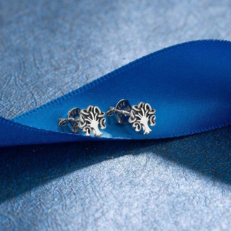 Boucles d'Oreilles Arbre de Vie Celtique