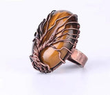Bague Arbre de Vie Oeil de tigre