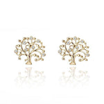 Boucles d'Oreilles Arbre de Vie Clip