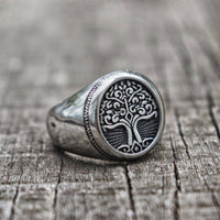 Thumbnail for Bague Arbre de Vie Acier inoxydable Viking