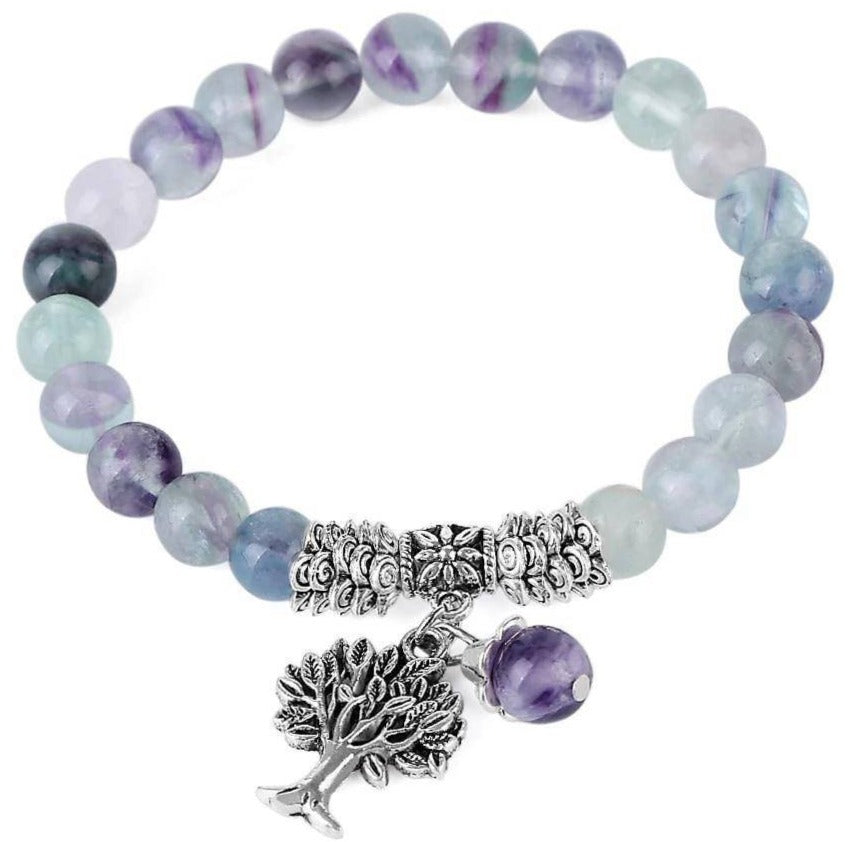 Bracelet Arbre de Vie Fluorite