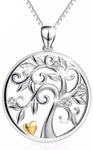 Collier Arbre de Vie Argent et Or