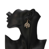 Boucle d'Oreille Arbre de Vie <br> Or et Argent