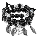 Bracelet Arbre de Vie Ethnique Noir
