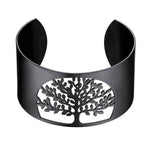 arbre de vie acier noir