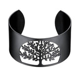arbre de vie acier noir