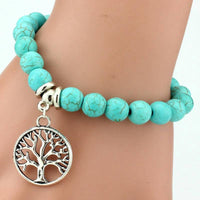Thumbnail for Bracelet Arbre de Vie en Turquoise