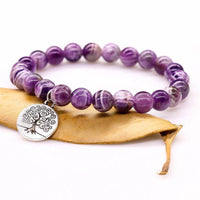 Thumbnail for Bracelet Arbre de Vie Sagesse Améthyste