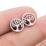 Boucles d'Oreilles Arbre de Vie élégantes