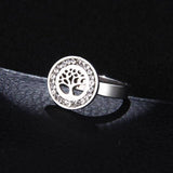 Bague Arbre de Vie Argentée
