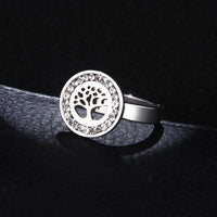 Thumbnail for Bague Arbre de Vie Argentée