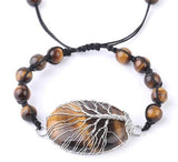 Bracelet Arbre de Vie Œil de Tigre