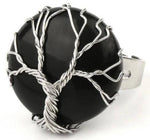 Bague Arbre de Vie Noire