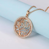 Collier Arbre de Vie <br> Chouette Dorée