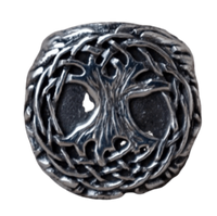 Thumbnail for Arbre de Vie Bague Acier Homme
