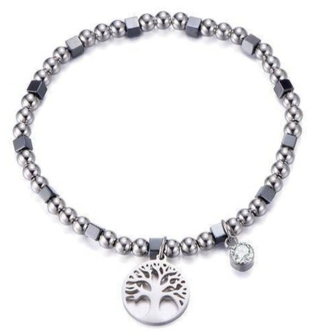 Bracelet Arbre de Vie Acier