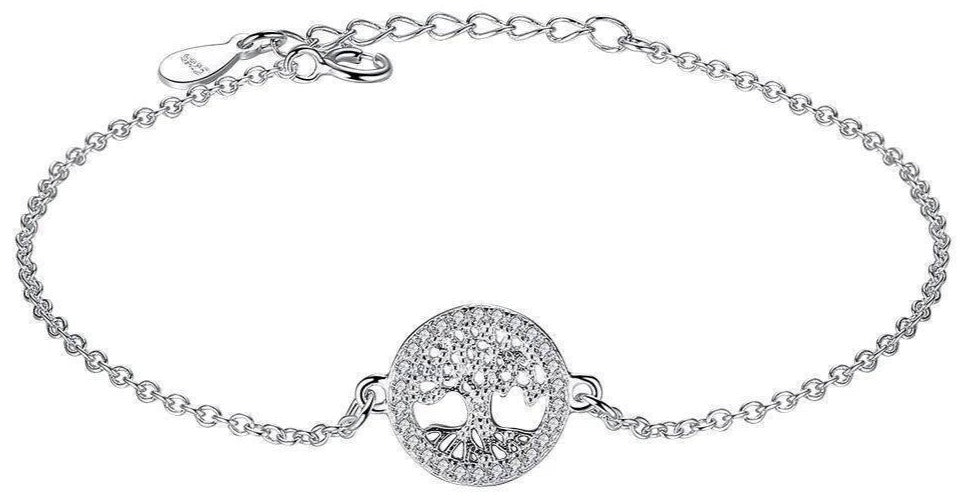 joli bracelet arbre de vie en argent