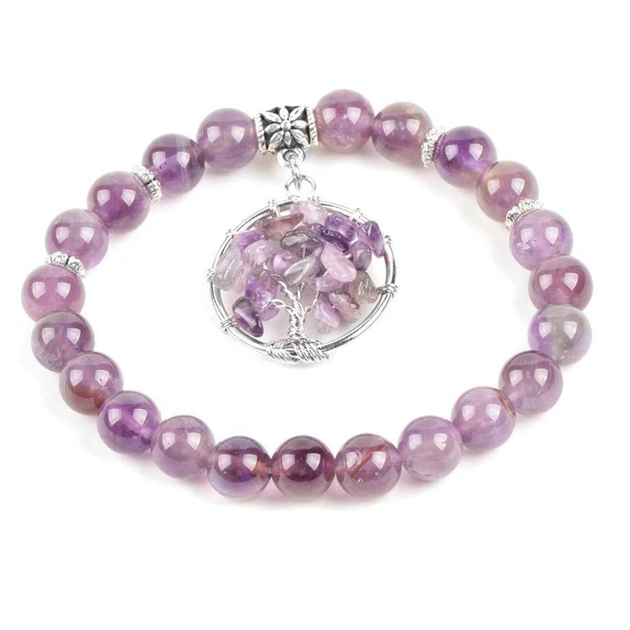 Bracelet Arbre de Vie <br> Améthyste