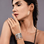 arbre de vie bracelet acier