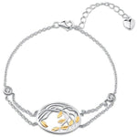 Bracelet Arbre de Vie Argent Doré